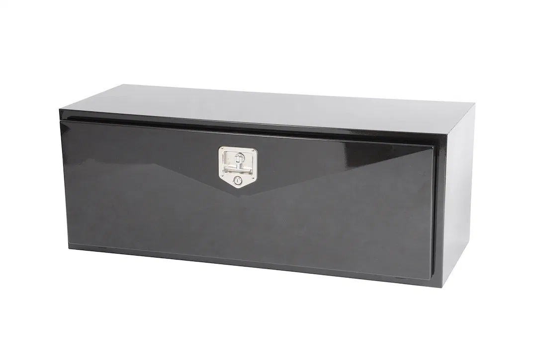 DB-2602 – DEE ZEE Tool Box, Underbed Single Lid Powder Coat Black Gloss Powder Coated Steel 48 Inch Length x 18 Inch ...
